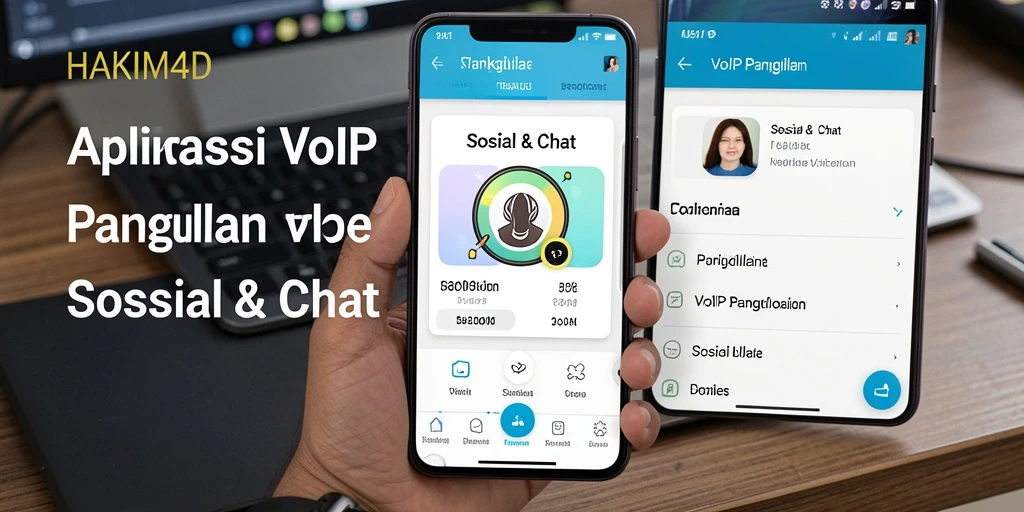 Antarmuka HAKIM4D yang sederhana dan intuitif untuk VoIP Panggilan.