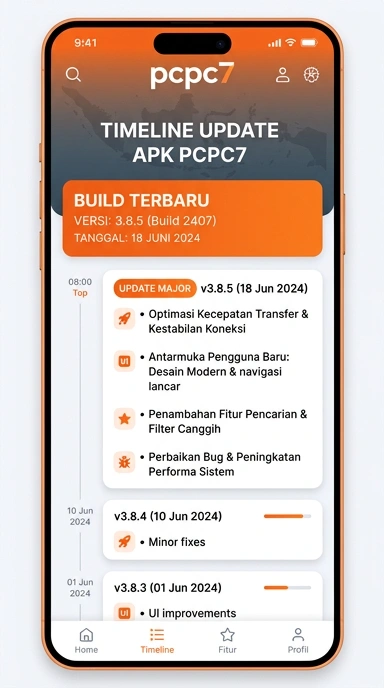 Riwayat Versi pcpc7 untuk Pengguna Android